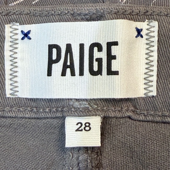 PAIGE Verdugo Ultra Skinny Gray patterned Jeans - Picture 4 of 8